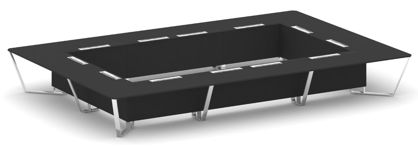 Стол переговорный прямоугольный MF-PR.B.SP-26K2