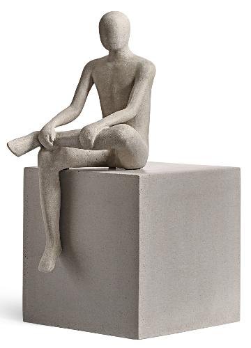 Скульптура Treez Philosopher's Stone Уверенность Белый песок 53.330-01-23-901-BE