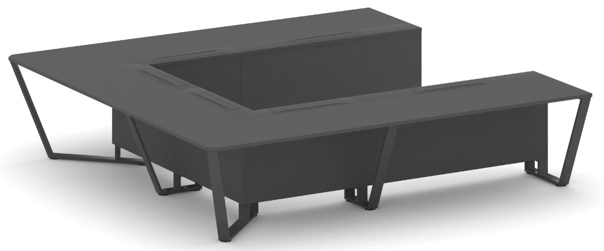 Стол переговорный П-образный KD-PR.B.SP-11P