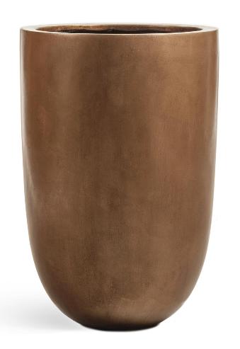 Кашпо серия Metal Высокий конус-чаша