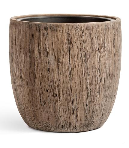 Кашпо серия Wood Округлый конус