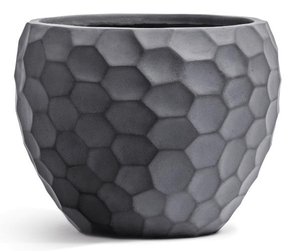 Кашпо TREEZ ERGO - серия Comb - Полусфера