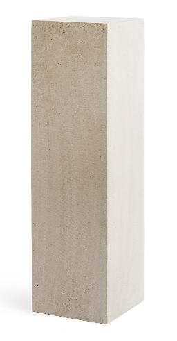 Кашпо серия Beton Колонна - белый песок