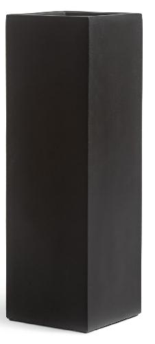 Кашпо TREEZ Effectory Black Stone Выскоий куб