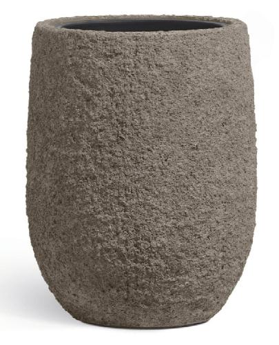 Кашпо TREEZ Effectory - Terra- Middle-чаша - Серый беж