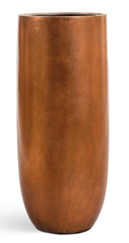 Кашпо серия Metal Высокий округлый конус