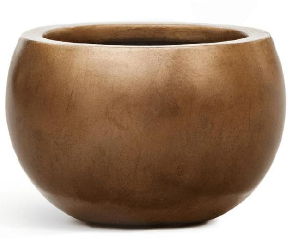 Кашпо TREEZ Effectory Metal Полусфера