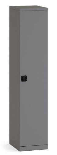 Шкаф металлический узкий, 4 полки (универсальный правый/левый) RM.SHO-52