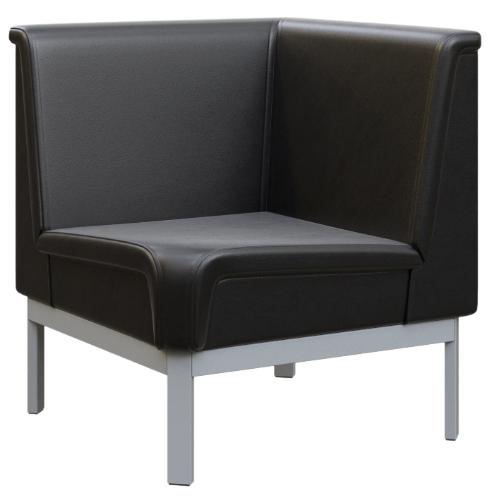 Диван угловой на сером м/к MD.U1