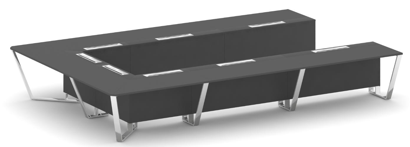 Стол переговорный П-образный MD-PR.B.SP-15P