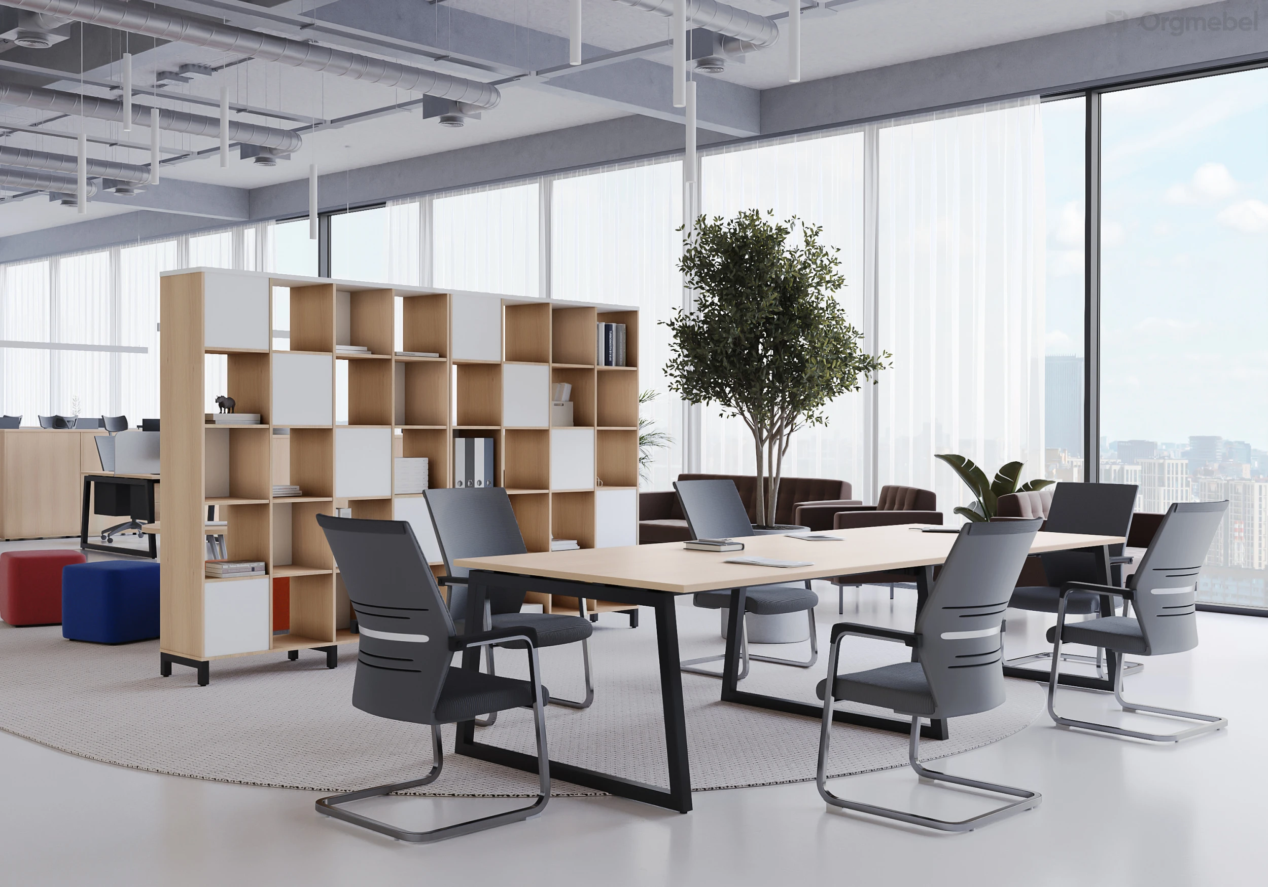 Мебель для персонала Style Project Fusion в современном офисе