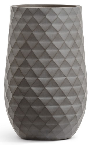 Кашпо TREEZ ERGO Diamond Высокая округлая чаша Мокко д-31 см, в-55 см