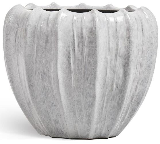 Кашпо TREEZ Effectory - Aura - Чаша 41.33-24-24-147-WH-58