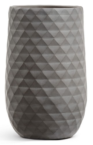 Кашпо TREEZ ERGO Diamond Высокая округлая чаша Мокко д-48, в-75 см