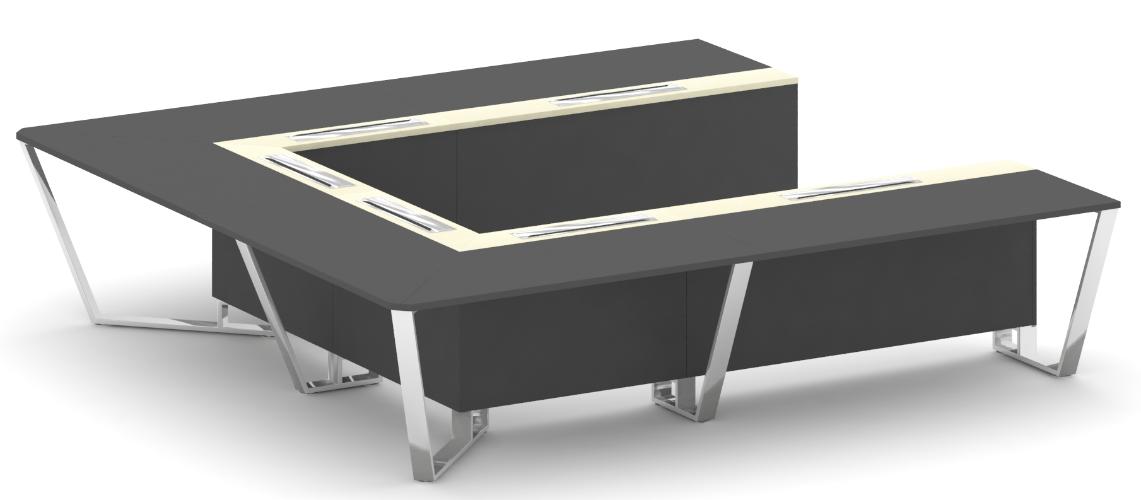 Стол переговорный П-образный MM-PR.B.SP-11P