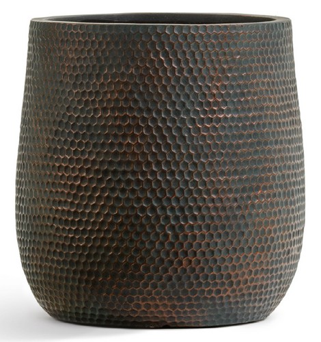 Кашпо TREEZ ERGO Oriental Чаша Окись с медной патиной в-44 см, д-44 см