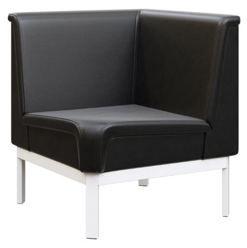 Диван угловой на белом м/к MD.U1