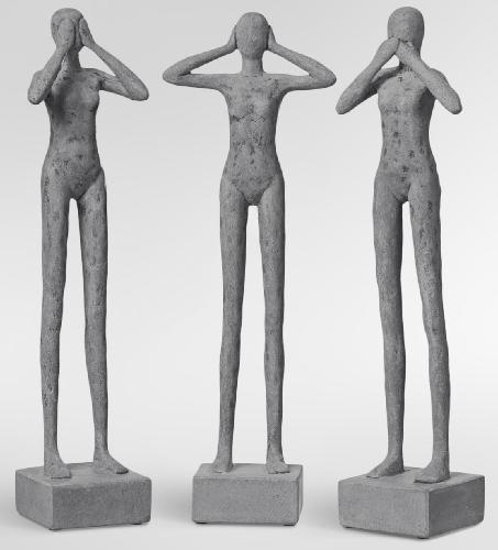 Скульптура TREEZ Effectory - Philosopher's Stone - Триптих 