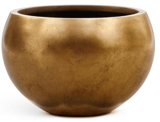 Кашпо TREEZ Effectory Metal Полусфера