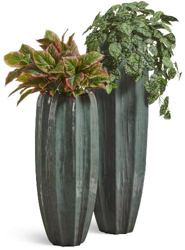 Готовый комплект в высоких кашпо Treez Effectory Aura (№ 108) 70.25-1108-GRN