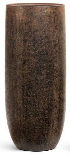 Кашпо TREEZ Effectory Metal Высокий округлый конус