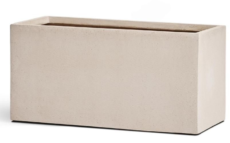 Кашпо TREEZ Effectory - Beton - Низкий прямоугольник