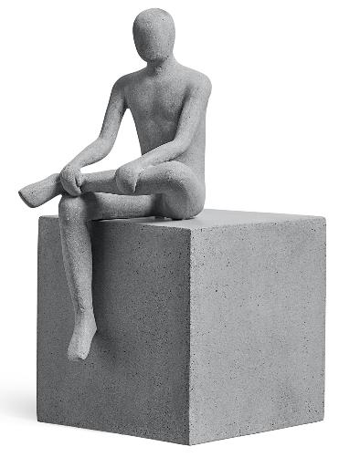 Скульптура Treez Philosopher's Stone Уверенность Дымчато-серый песок