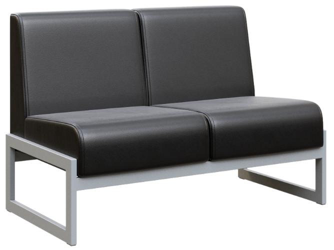 Диван двухместный на сером м/к MD.D2