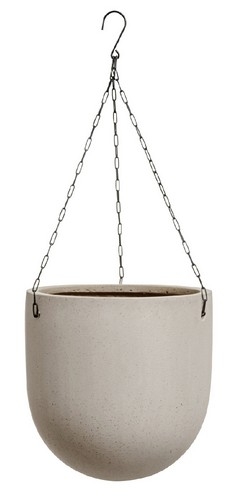 Кашпо TREEZ Effectory Beton Чаша большая подвесная