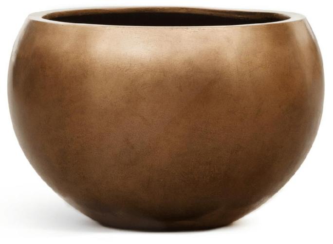 Кашпо TREEZ Effectory Metal Полусфера