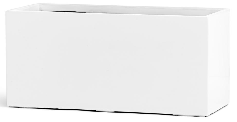 Кашпо TREEZ Effectory - Gloss - Низкий прямоугольник