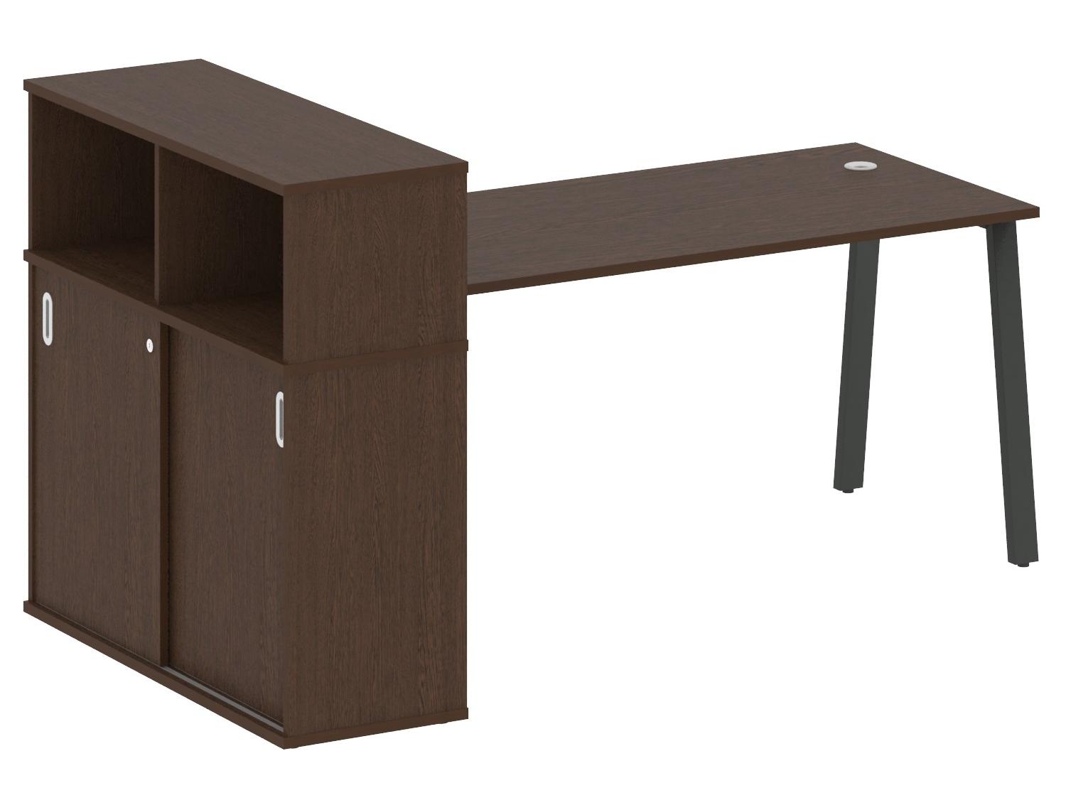 Стол письменный на А-образном м/к с опорным шкафом-купе БА.РС-СШК-3.4 Т