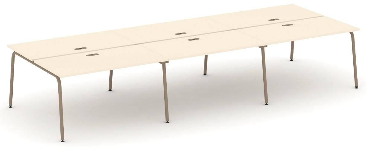 Рабочая станция на 6 мест с лючком ES.D.RS-6.3-LK