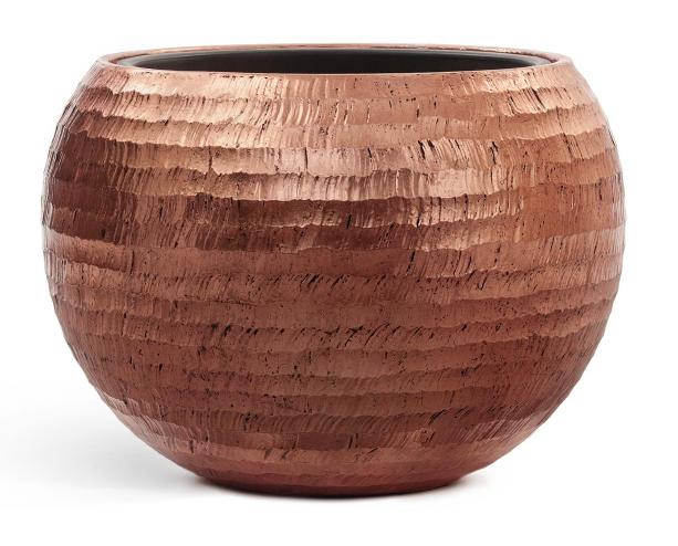 Кашпо серия Metal Полусфера чеканка