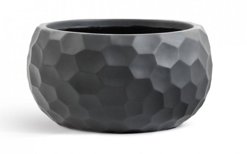 Кашпо серия Comb Низкая полусфера