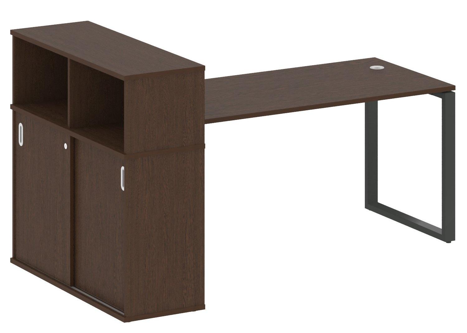 Стол письменный на О-образном м/к с опорным шкафом-купе БО.РС-СШК-3.4 Т