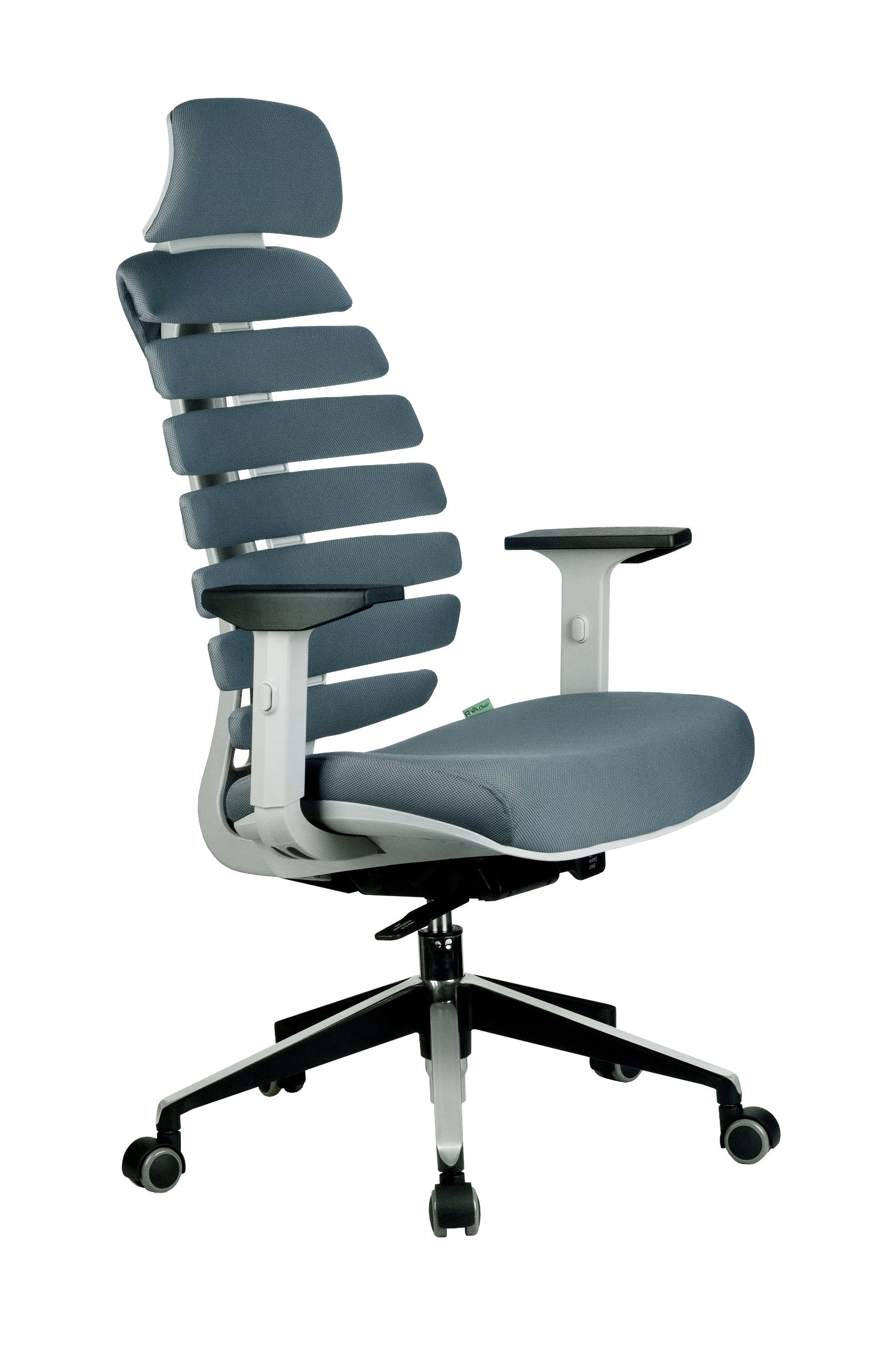Кресло Riva Chair SHARK (серый пластик)-СТ, цвет Серый, ткань