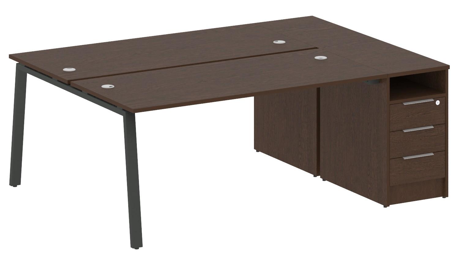 Рабочая станция на А-образном м/к с опорной тумбой БА.РС-СТП-2.4