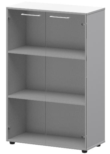 Шкаф средний со стеклом СМШ38S