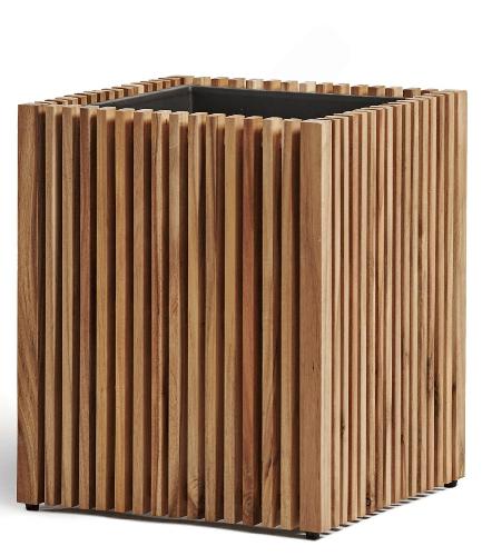 Кашпо TREEZ Effectory - Timberline - Высокий куб 41.33-25-24-142-NT-50