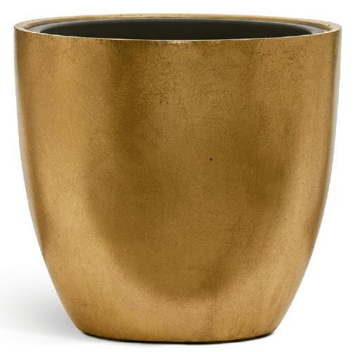 Кашпо TREEZ Effectory Metal Округлый конус 41.3320-04-031-GLD-40