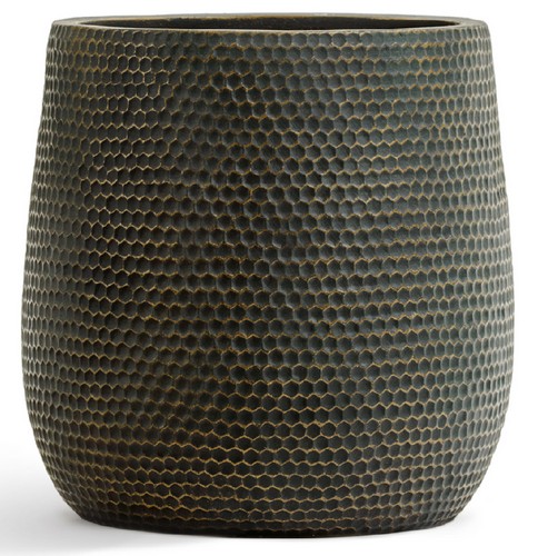 Кашпо TREEZ ERGO Oriental Чаша Окись с золотой патиной в-44 см, д-44 см