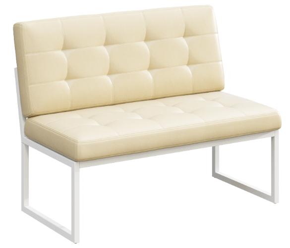 Диван двухместный м/к белый Next NLT.D-2