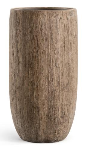 Кашпо серия Wood Высокий округлый конус