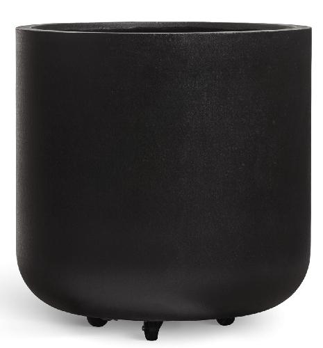 Кашпо TREEZ ERGO - Hard Rock - Цилиндрическая чаша на колёсиках