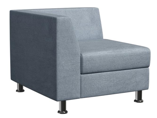 Секция с подлокотником одноместная правая PR.SP-1(R)