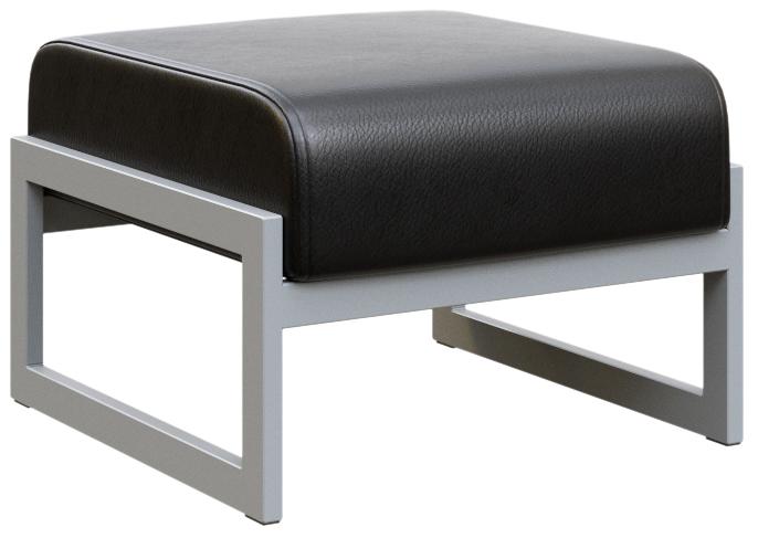 Банкетка одноместная на сером м/к MD.B1