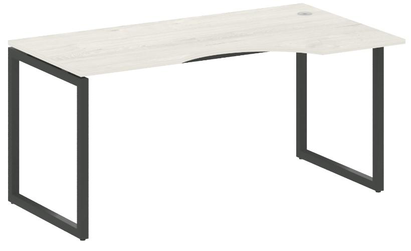 Стол криволинейный правый на О-образном м/к 40БО.СА-1 (R)