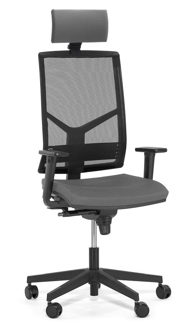 Кресло синх,2D,черн, подг PLAY 661 2D black MH YI009 headrest