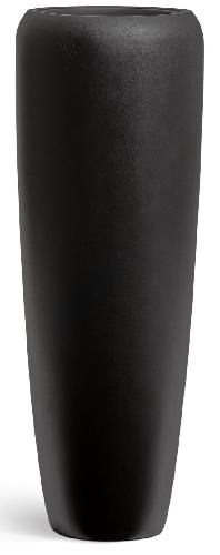 Кашпо TREEZ Effectory Black Stone Высокий конус Design Антрацит